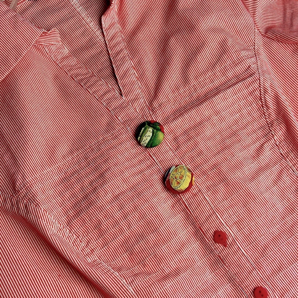 70s Fabric Button Covers